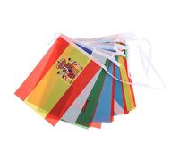 VINTORKY Bannière de Drapeaux de Pays pour Camping, en Polyester Solide et Solide, pour Jardin ou Bibliothèque, Décoration Belle et Fonctionnelle