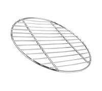 VINTORKY Barbecue Ronde Acier Inoxydable Tapis de Grillage pour Barbecue pour Viande Poisson Légumes Pizzas et Plus Prévient la Chute des Aliments Utilisation Intérieure et Extérieure