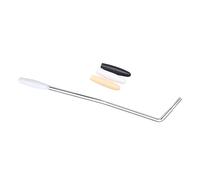 VINTORKY Barre De Vibrato Pour Guitare Électrique 5 Mm En Acier Argenté Avec 3 Embouts, Bras De Chevalet à Trémolo Simple, Accessoire De Remplacement Pour Système De Pont Électrique