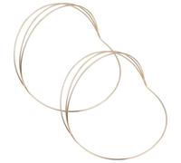 VINTORKY Base De Couronne Diy En Fer Électrophorèse Kc or 2 Pièces 4 Couches Serrage-tête Accessoire Coiffure Femme Pour Mariage Soirée Fête