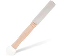 VINTORKY Bâtonnet en Bois Manche en Cuir et Anneau en Caoutchouc pour Bol Chantant de Bouddha, Maillet Léger et Compact pour Percussion, Accessoire de Contemplation et Relaxation