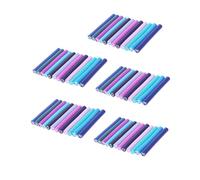 VINTORKY Bâtonnets D'argile Polymère Tranchable Épais ou Fin 60 Pièces Soi-même Matériau Sain pour Décoration D'ongles et Accessoires Cheveux