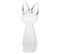 VINTORKY Bocal à Souvenirs de Poils d'animaux en Verre de Chat, Design Unique et Esthétique pour Rangement Long Terme Pendant la Saison de Mue Voyages