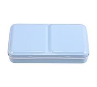VINTORKY Boîte à Aquarelle Créative Vide en Métal Rangement pour Pigments Solides, Boîte Portable Compacte pour Artistes et Amateurs en Atelier Extérieur