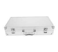 VINTORKY Boîte à Outils en Alliage D'aluminium Blanche Grosse Capacité, Coins Arrondis, Mallette Rigide Facile à Transporter pour Maison et Hôpital