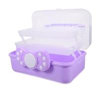 VINTORKY Boîte à Remède Multifonction en Plastique Pp Grosse Capacité, Facile à Transporter et Étanchéité, pour Bureau et École