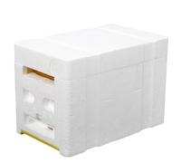 VINTORKY Boîte de Pollinisation pour Ruche D'abeilles en Plastique et Écume, Mini et Performance Stable, pour L'élevage et L'apiculture des Abeilles