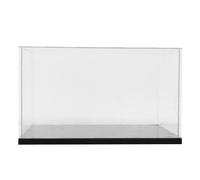 VINTORKY Boîte de Rangement Acrylique pour Protège-Mains de Boxe Vitrine Transparente Anti-poussière avec Ouverture Inférieure Pratique Support de Présentation pour Figurines et Objets de