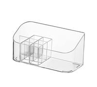 VINTORKY Boîte de Rangement pour Cosmétiques Organisateur de Bureau Transparent Support de Ajustable Boîte de Tri