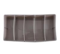 VINTORKY Boîte de Rangement pour Monnaie pour Améliorer L'efficacité Multi-grilles en Plastique Pp Organisateur de Bureau Pratique Hôtels et Salles D'étude
