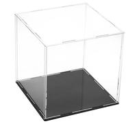 VINTORKY Boîte D'exposition Acrylique Transparente pour Figurines Protection Anti-poussière, Design Haute Transparence, pour Objets Domestiques et Collections