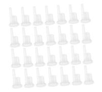 VINTORKY Bouchons Compte-gouttes En Plastique 200 Pièces 18 Dents Pour Flacons D'huiles Essentielles 5-100 Ml Bouchon Intérieur D'étanchéité Usage Aromathérapie