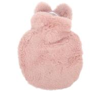 VINTORKY Bouillotte Chauffante Portable 300ml en Peluche Douce Couverture Lapin Mignon, Accessoire D'extérieur pour L'hiver et Chauffe-mains Réutilisable