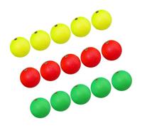 VINTORKY Boules Flottantes Rondes pour Pêche, 15 Pièces en Mousse | Flotteur à Haute Flottabilité, Contrôle de Profondeur, pour Ligne et Leurres en Rivière Lancer