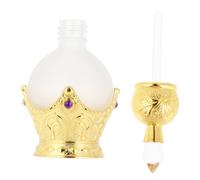 VINTORKY Bouteille Verre Doré Pour Parfum Et Huiles Essentielles Flacon Vide Avec Pipette Style Oriental Élégant Pour Et Décorations