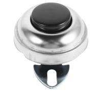 VINTORKY Bouton de Klaxon Installation Facile en Métal Argenté Multifonction Compact pour Tricycle et Camion Adapté à Diverses Applications Automobiles