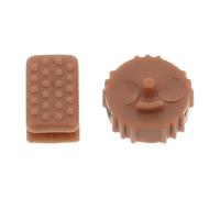 VINTORKY Bouton de volume pour appareil auditif : molette rotative de remplacement en plastique - Mini capuchon de réglage avec poignée moletée - Molette de commande universelle pour la réparation