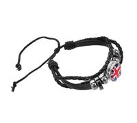 VINTORKY Bracelet en Alliage Léger et Confortable Drapeau National de Football, Design Créatif, Maison Voyages, Accessoire Sport Élégant pour Hommes et Femmes