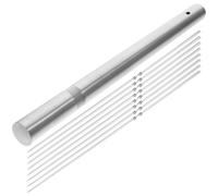 VINTORKY Brochettes en Acier Inoxydable Réutilisables pour Barbecue, Set 1 Pièce avec Tube de Rangement Facile à Stocker, pour Viande et Légumes en Restaurant ou Barbecue