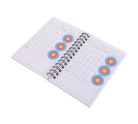 VINTORKY Carnet de Pointage de Compétition Tir à l'arc Journal D'entraînement Tir à l'arc Reliure Spirale Coque Plastique Abs Papier pour Arc à Poulies Entraîneurs et Archers et Field