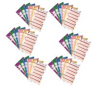 VINTORKY Cartes Budget Portable 36 Feuilles Multicolores pour Gestion Financière Quotidienne Inserts d'Agenda Pratiques