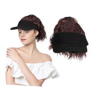 VINTORKY Casquette De Baseball Extensions De Cheveux Synthétiques PERRUQUE Courte Queue De Cheval PERRUQUES Chapeaux Synthétiques Courtes