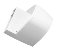 VINTORKY Cendrier Mural Original en Acier Inoxydable Couvercle, Compartimenté pour Cendres et Eau, Blanc, pour Salle de Bain et Intérieur, Support Mural Pratique, 1 Pièce