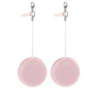 VINTORKY Chiffons de Nettoyage Nettoyant Traces D'huile et Empreintes pour Écran de Téléphone et Lunettes 2pcs Matériau Abs et Métal Cordelette Pratique Couleur Aléatoire