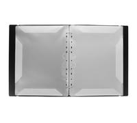 VINTORKY Classeur de Partitions Musicales A4 60 Pochettes Non Réfléchissant Noir Classique pour Piano Dossier à Rabat pour Fanfare Porte-Partitions pour Annotations Organisateur de