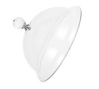 VINTORKY Cloche à Gâteau Transparente 21 Cm Ronde Couvercle Alimentaire PC Protection Anti-poussière la Cuisine Maison Dessert