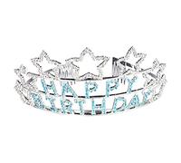 VINTORKY Couronne Anniversaire Avec Strass Pour Femme Accessoire De Fête Éblouissant Pour Look Charmant Et Mémorable