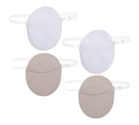 VINTORKY Coussinets Anti-transpiration Aisselles Lavables en Polyester Imperméable avec Sangle Épaule, Lot de 2 Paires Invisibles, Protège-aisselles Confortable pour Femmes