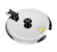 VINTORKY Couvercle Inox Pour Marmite Électrique Couvercle De Cuisson Soup Pot Multifonction Avec Poignée Anti-brûlure Adapté Pour Cocotte Et Batterie Cuisine Tout Feux