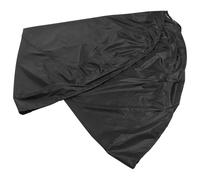 VINTORKY Couverture de Trampoline Ronde en Tissu Oxford Noir, Résistante à l'eau la Poussière, Accessoire Extérieur pour Piscine Gonflable, Protège L'évaporation