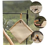 VINTORKY Couverture Ignifuge Fibre de Tapis Coupe Feu à Haute Température pour Camping Barbecue et Protection Sol Extérieure