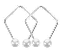 VINTORKY Créateur de Fossettes Visage 2pcs en Acier Inoxydable Léger Boule Imitation, Appareil Lifting Facial Adapté à Tous Âges et Genres