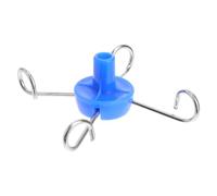 VINTORKY Crochet de Support pour Perfusion Vertical en Acier Inoxydable Portable et Flexible, Conçu pour Usage Hospitalier Professionnel Design Simple et Robuste