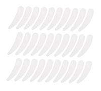 VINTORKY Cuillères à Crème Pour Visage 100pcs En Porcelaine Blanche Applicateur De Crème Yeux Ustensiles Cosmétiques Outils De Maquillage Pour Soins Peau Mini Cuillère Légère Et Facile à Transporter