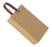 VINTORKY De Rangement à Vin Papier Kraft Réutilisable Et Lavable Pochette De Bouteille à Main pour Célébrations Et Événements pour Et Anniversaires