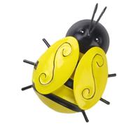 VINTORKY Décoration Murale Abeille En Fer Forgé 3d Pour Jardin Extérieur Tablette Murale Moyenne, Art Mural Rustique Solide, Ornement D’abeille Artisanale Pour Patio Et Terrasse