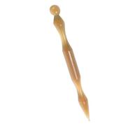 VINTORKY Double Headed Reflexology Pen Natural Ox Horn Acupressure Tool For Ear Neck Shoulder Back Portable Dual End Meridian Massager For Muscle Tension Relief And Management