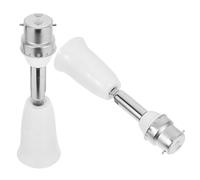 VINTORKY Douille E27 support de lampe ajustable 2pcs blanc, convertisseur Baïonnette à vis, extension flexible pour ampoules haute puissance en intérieur et extérieur