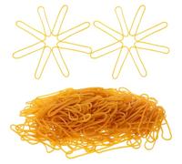 VINTORKY Élastiques Caoutchouc pour Ballons Guirlande Arche Anneaux Élastiques Pratiques 1 Sachet Résistants Réutilisables Usage Bureau