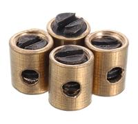 VINTORKY Embouts de Câble de Frein et Accélérateur 4 Pièces, Boulons Métalliques Applicables pour Quad, Moto Tout-usage et Buggy, Butées Fines pour Assistance au Serrage, Accessoires