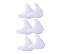 VINTORKY Embouts en Gel Sebs pour Orteils 3 Paires Coussinets pour Soulager et Réduire Impact Protection Orteils Blanc pour Danse et Talons Hauts