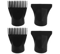 VINTORKY Ensemble de 4 embouts peigne pour sèche-cheveux - Embout avec concentrateur plat et peigne pour la coiffure à domicile ou en salon.