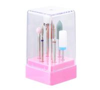 VINTORKY Ensemble de Forets pour Manucure en Céramique et Alliage de Tungstène, Tête de Meulage des Ongles pour Salon et Usage Domestique, Protège la Peau et Taille Parois Latérales