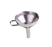 VINTORKY Entonnoir Inox avec Filtre Amovible Poignée Ergonomique Transfert de et Ingrédients Secs et Facile à Nettoyer pour Cuisine Sûre