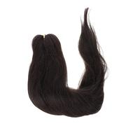 VINTORKY Extensions De Tresses Synthétiques Courtes Pour Cheveux Au Crochet Pré-Bouclés Couleur Style Texture Perruques Tressées Fibres Chimiques Fil Basse Température Marron