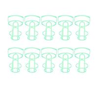 VINTORKY Filet de protection pour flacon compte-gouttes 10pcs plastique vert clair porte-bouteille à perfusion pour usage ambulatoire support sécurisé prévention glissement